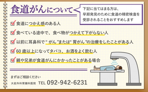 食道がんについて