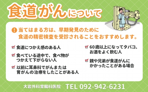 食道がんについて