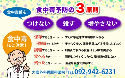 食中毒予防について