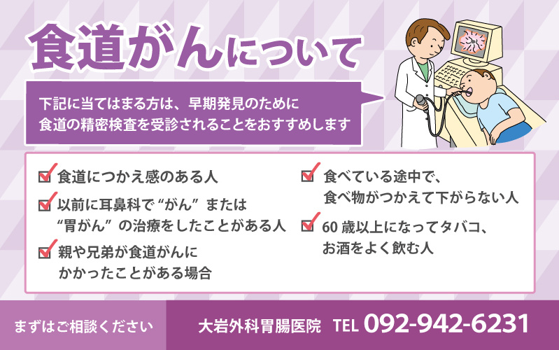 食道がんについて