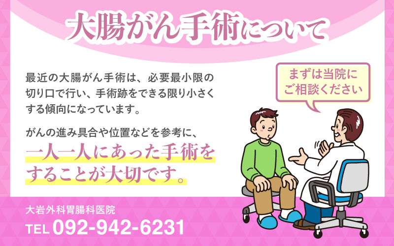 大腸がん手術について