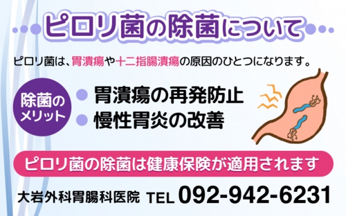 ピロリ菌の除菌について